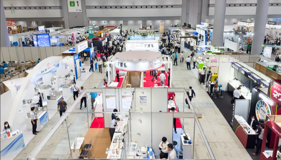 展示会会場の風景