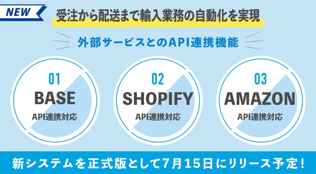 THE直行便システム先行紹介NO.1API連携