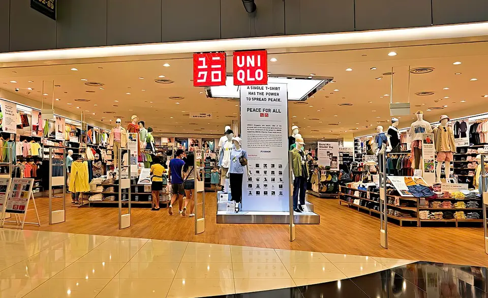 ユニクロの店頭画像