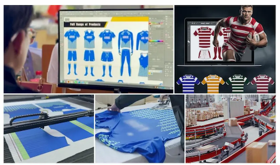 スポーツウェア特化のOEM工場の多角画像