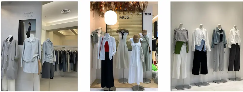 現地卸市場のショップ内部画像