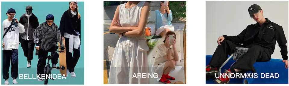 THE CKBの中国ブランド独占販売権付の商品イメージ画像